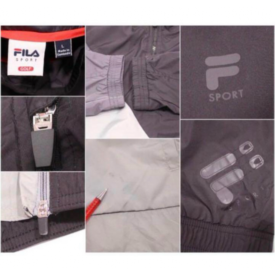 FILA(フィラ)のFILA フィラ Golf ゴルフ ナイロンジャケット プルオーバージャケット メンズのジャケット/アウター(ナイロンジャケット)の商品写真