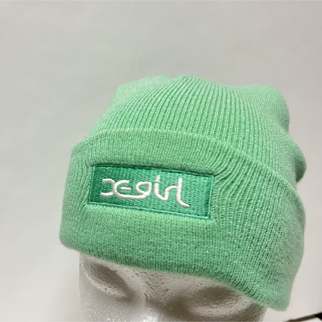 X-girl(エックスガール)のX-girl Knit Cap レディースの帽子(ニット帽/ビーニー)の商品写真