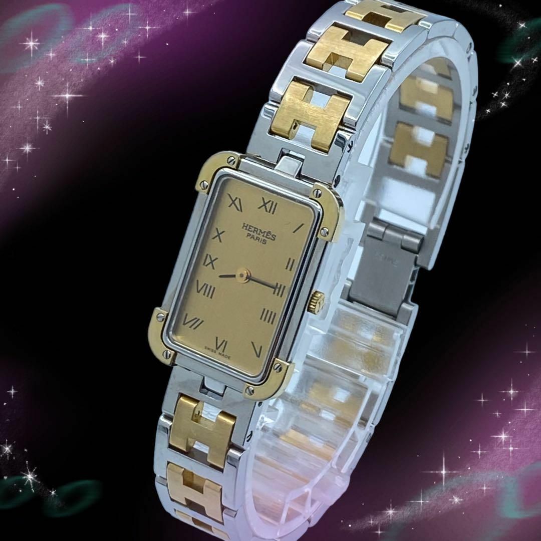 《美品　稼動品》　エルメス　クロワジュール　CR1.240  レディース腕時計HERMES⭐︎型番