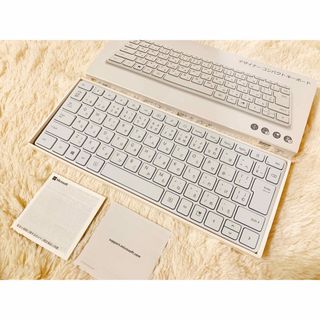 マイクロソフト(Microsoft)の【美品】Microsoft デザイナー コンパクト キーボード(グレイシア) (PC周辺機器)