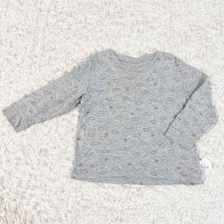 ユニクロ(UNIQLO)のユニクロ 雲×王冠柄パジャマ上のみ 100 子供服 キッズ  UNIQLO(パジャマ)