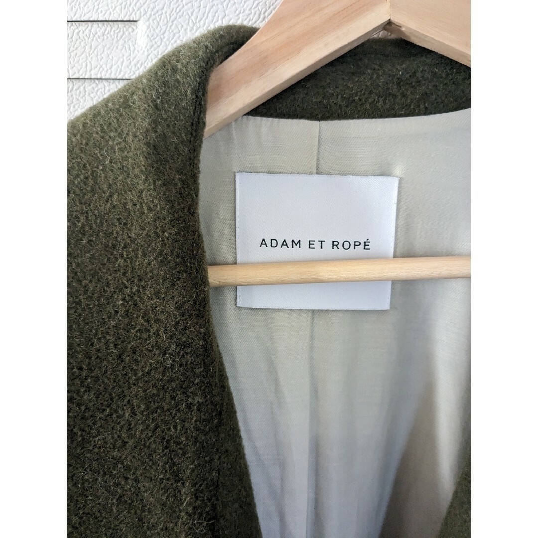 Adam et Rope'(アダムエロぺ)のアダムエロペ　ADAM ET ROPE BIGビッグモッサコート レディースのジャケット/アウター(ロングコート)の商品写真