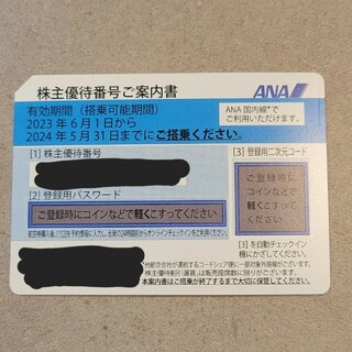 ANA(全日本空輸) - ANA 株主優待 1-4枚 番号通知の通販 by まお's shop