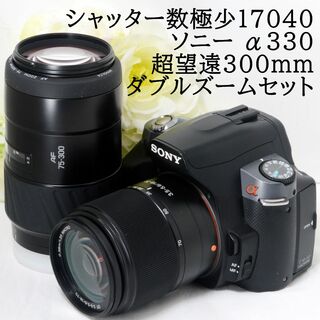 Sony一眼レフカメラα55、タムロンズームレンズ AF 18-200