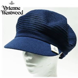 ヴィヴィアンウエストウッド(Vivienne Westwood)の《ヴィヴィアンウエストウッド》新品 軽量 ベレーキャップ S~M(調整可能)(ハンチング/ベレー帽)