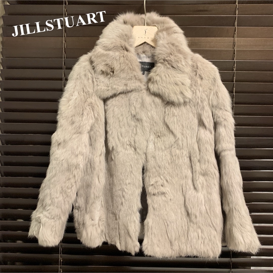 JILLSTUART(ジルスチュアート)のJILLSTUART ジルスチュアート　毛皮ラビットファーコート レディースのジャケット/アウター(毛皮/ファーコート)の商品写真