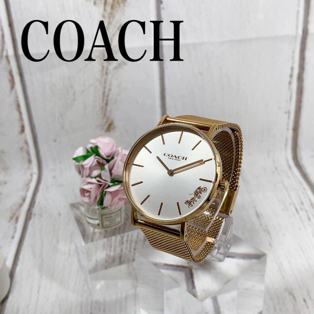 COACH(コーチ)のメンズウォッチコーチCOACHクォーツ男性用腕時計ラウンドシルバー2318 メンズの時計(腕時計(アナログ))の商品写真