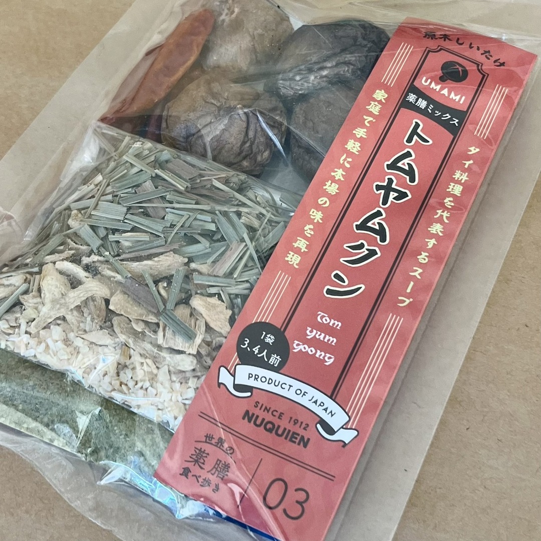 トムヤムクン　スープのスパイスセット  薬膳ミックス　1回分（３〜４人前）　×　3袋   食品/飲料/酒の食品(調味料)の商品写真