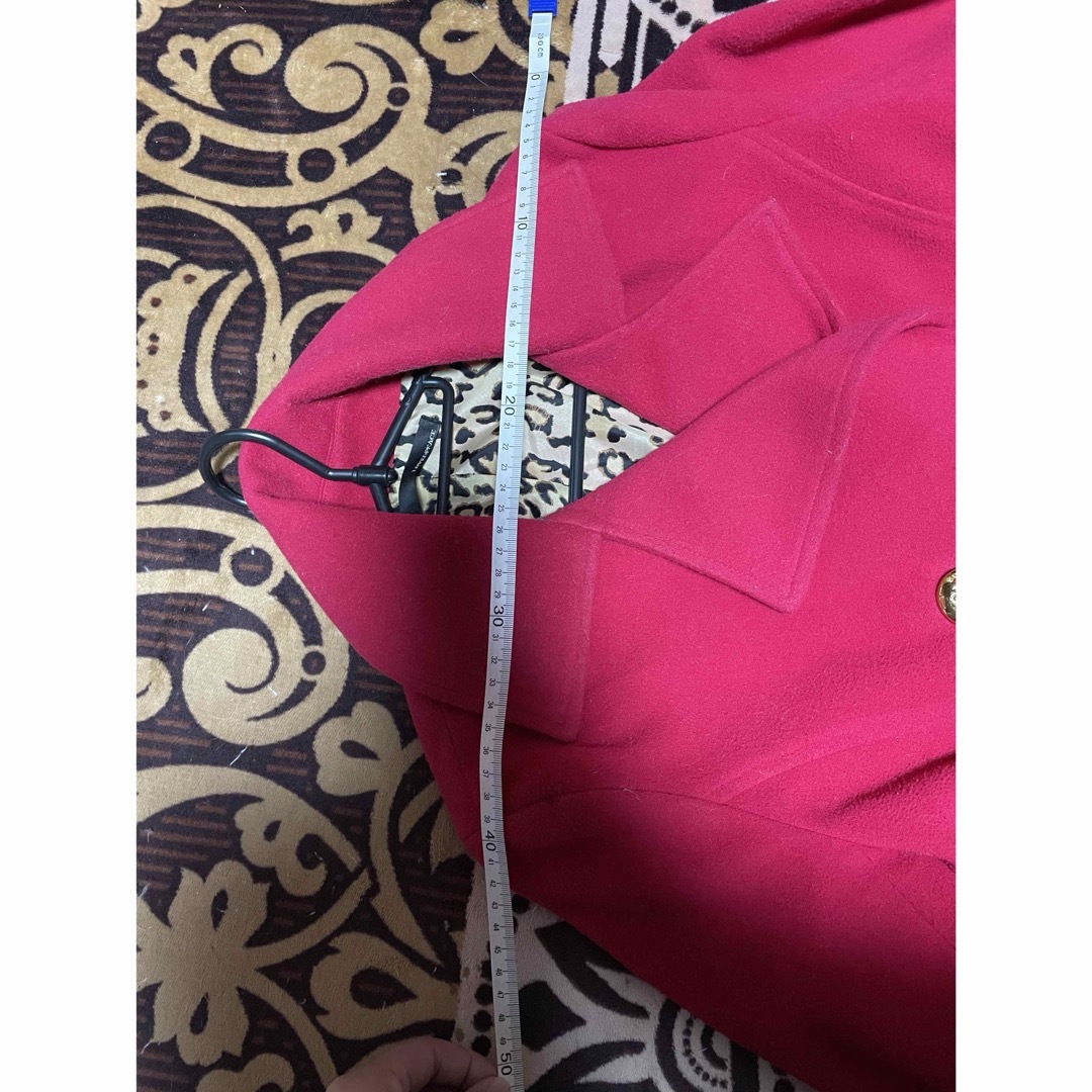 原色ピンクコート レディースのジャケット/アウター(ピーコート)の商品写真