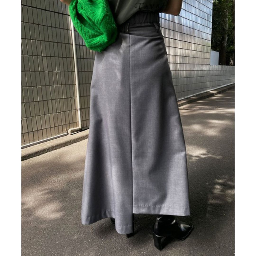 美品　Ameri MEDI ASYMMETRY STITCH SKIRT