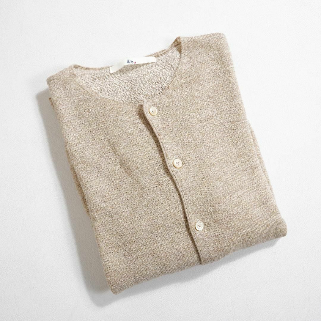 553*美品 45R リネンコットン カーディガン. 553*美品 45R リネンコットン カーディガン.