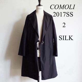 コモリ(COMOLI)の【貴重】2017SS COMOLI SILK TIELOCKEN COAT(トレンチコート)