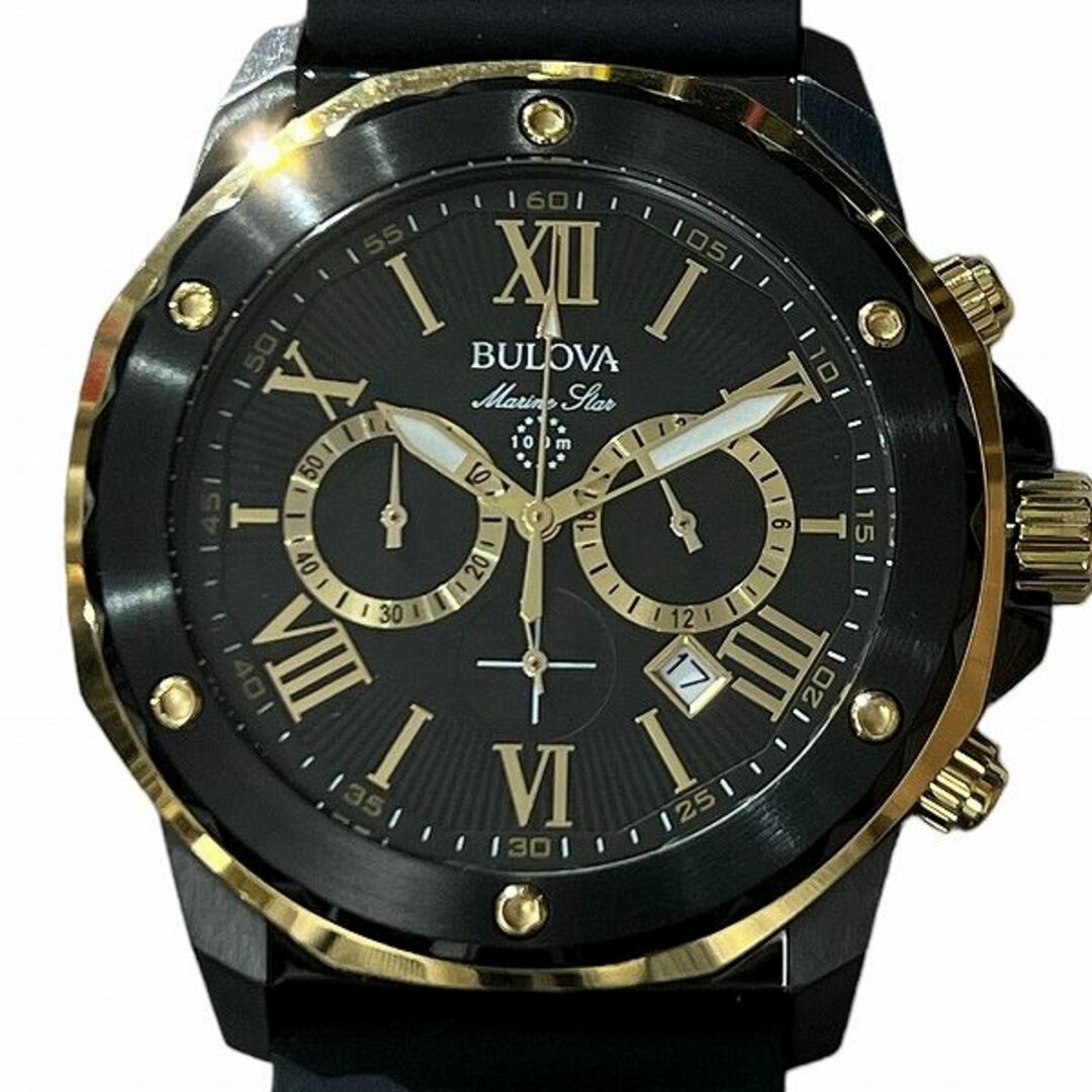 Bulova(ブローバ)の新品 日本未発売 ブローバ 98B278 マリンスター クロノグラフ 腕時計 メンズの時計(腕時計(アナログ))の商品写真