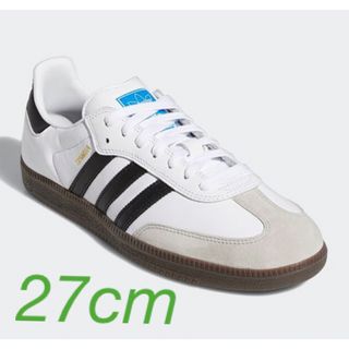 アディダス(adidas)の新品未使用　アディダス　サンバADV ホワイト GZ8477 　27cm(スニーカー)