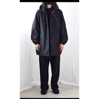 16SS コモリタイプライター フーデッド コート 0 ネイビー