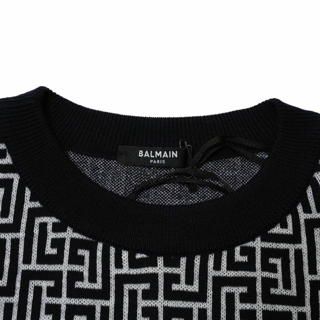 新品 Balmain モノグラム ニットセーター