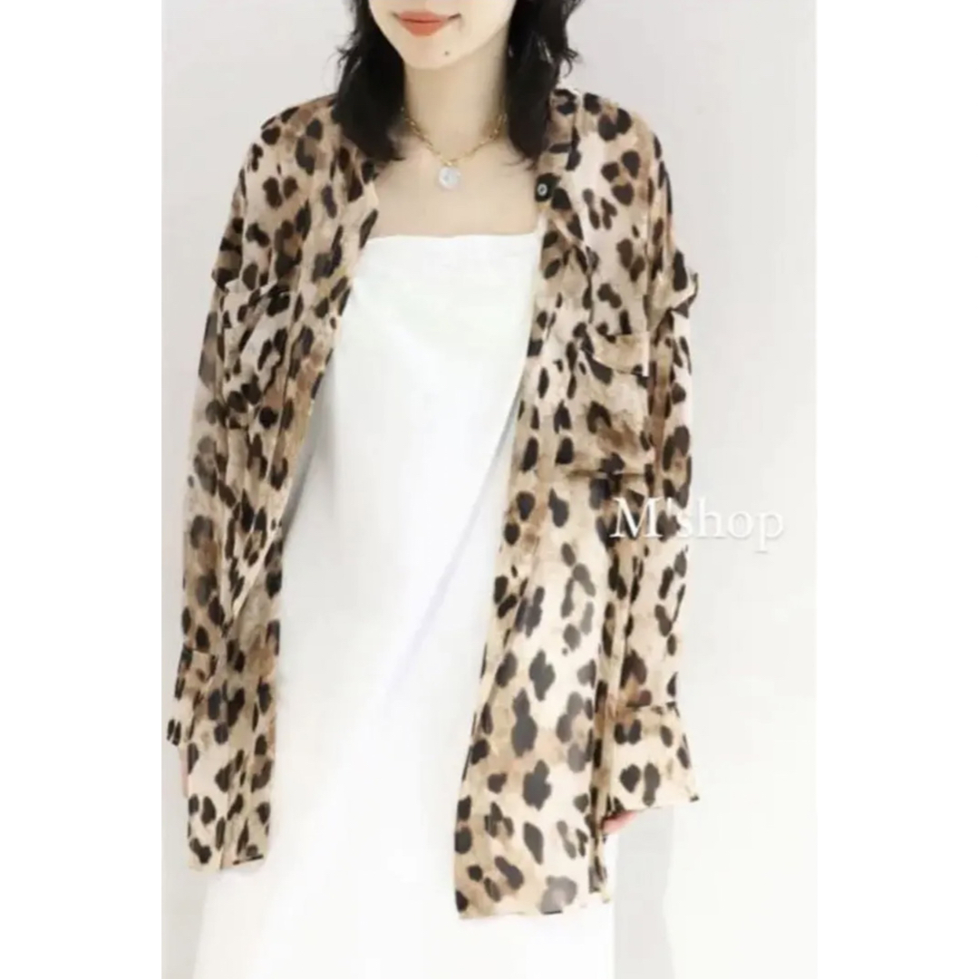 CITYSHOP(シティショップ)のCITYSHOP LEOPARD シャツ レディースのトップス(シャツ/ブラウス(長袖/七分))の商品写真