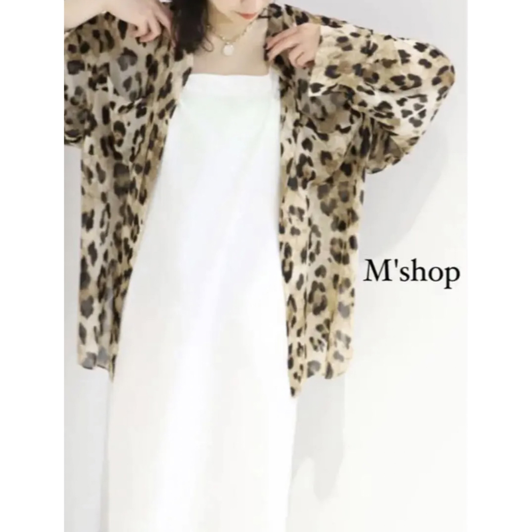 CITYSHOP(シティショップ)のCITYSHOP LEOPARD シャツ レディースのトップス(シャツ/ブラウス(長袖/七分))の商品写真