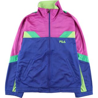 フィラ(FILA)の古着 90年代 フィラ FILA ジャージ トラックジャケット メンズL ヴィンテージ /eaa405396(その他)