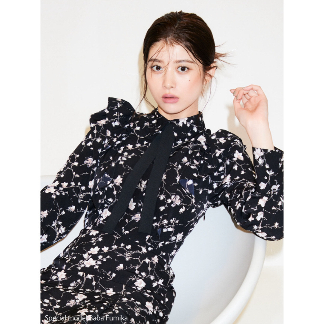 SNIDEL - 【正規品】snidel Sustainableプリントフリルミニ SNIDEL - 【正規品】snidel Sustainableプリントフリルミニ