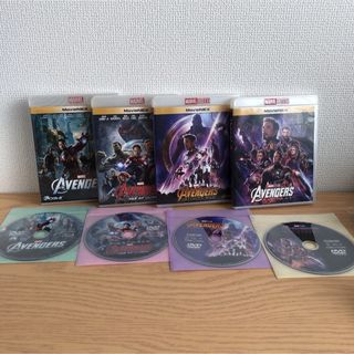 マーベル(MARVEL)のアベンジャーズ 全作 セット MovieNEX DVDのみ(外国映画)