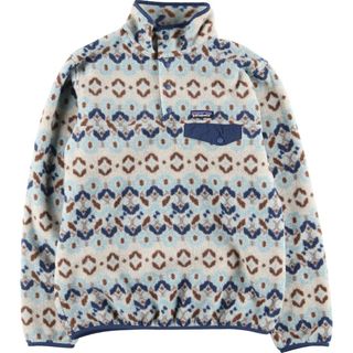 パタゴニア(patagonia)の古着 19年製 パタゴニア Patagonia SYNCHILLA シンチラ スナップT 25455FA19 総柄 フリースプルオーバー メンズM /evb003762(その他)