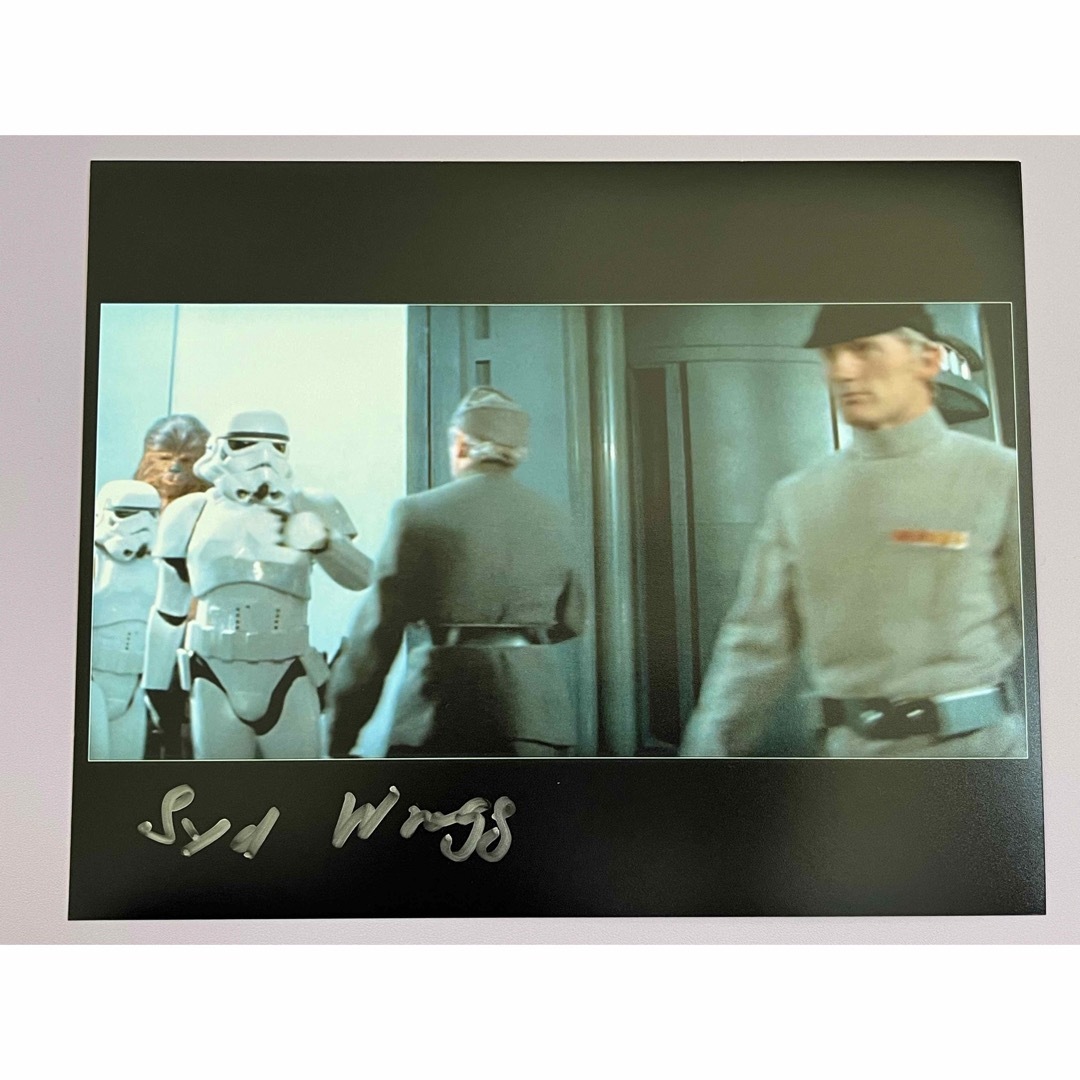 スターウォーズ 直筆サイン 帝国軍将校 シド・ラグ氏の通販 by スターウォーズ 直筆サイン 帝国軍将校 シド・ラグ氏の通販 by