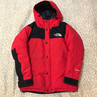 ノースフェイス(THE NORTH FACE) ダウンジャケット(メンズ)（レッド