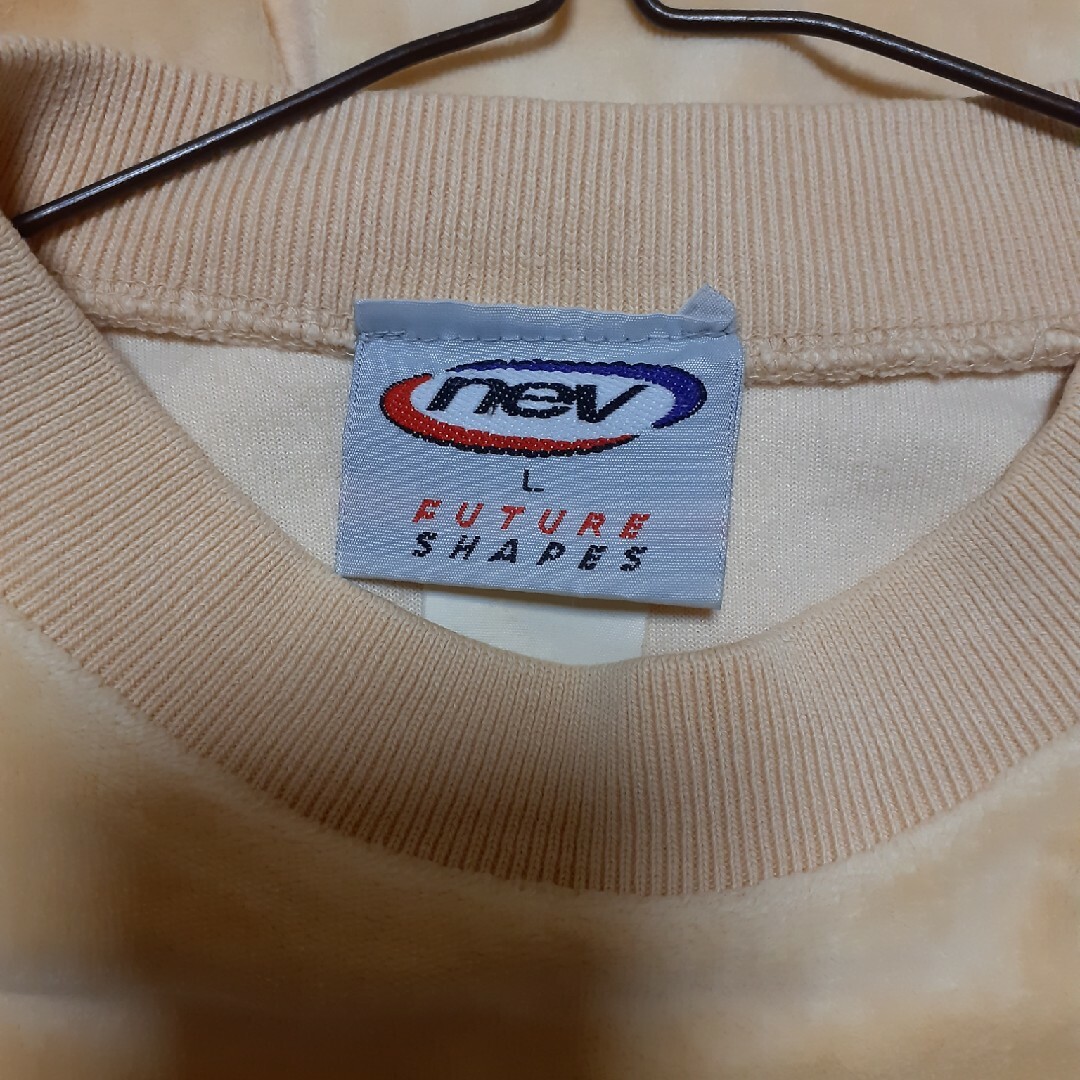 『NEV』トレーナー　ボーダー   刺繍ワンポイント　ベロア　古着 メンズのトップス(スウェット)の商品写真