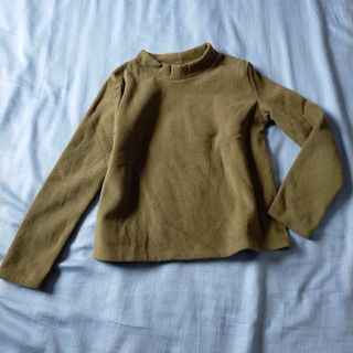 エイチアンドエム(H&M)のH&M 無地 長袖トップス  グリーン 122cm  120cm(Tシャツ/カットソー)