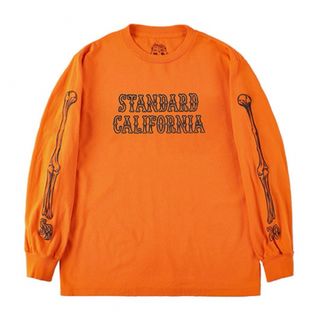 スタンダードカリフォルニア(STANDARD CALIFORNIA)のSTANDARD CALIFORNIA Bones Logo ロンT(Tシャツ/カットソー(七分/長袖))