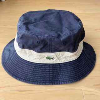 ラコステ(LACOSTE)の【トーシャ様専用】LACOSTE  バケットハット サファリハット リバーシブル(ハット)