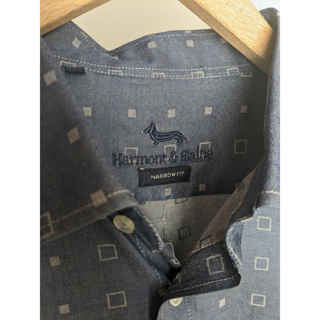 SHIPS(シップス)のHarmont&Blaine NARROW FIT PATTERN SHIRT メンズのトップス(シャツ)の商品写真