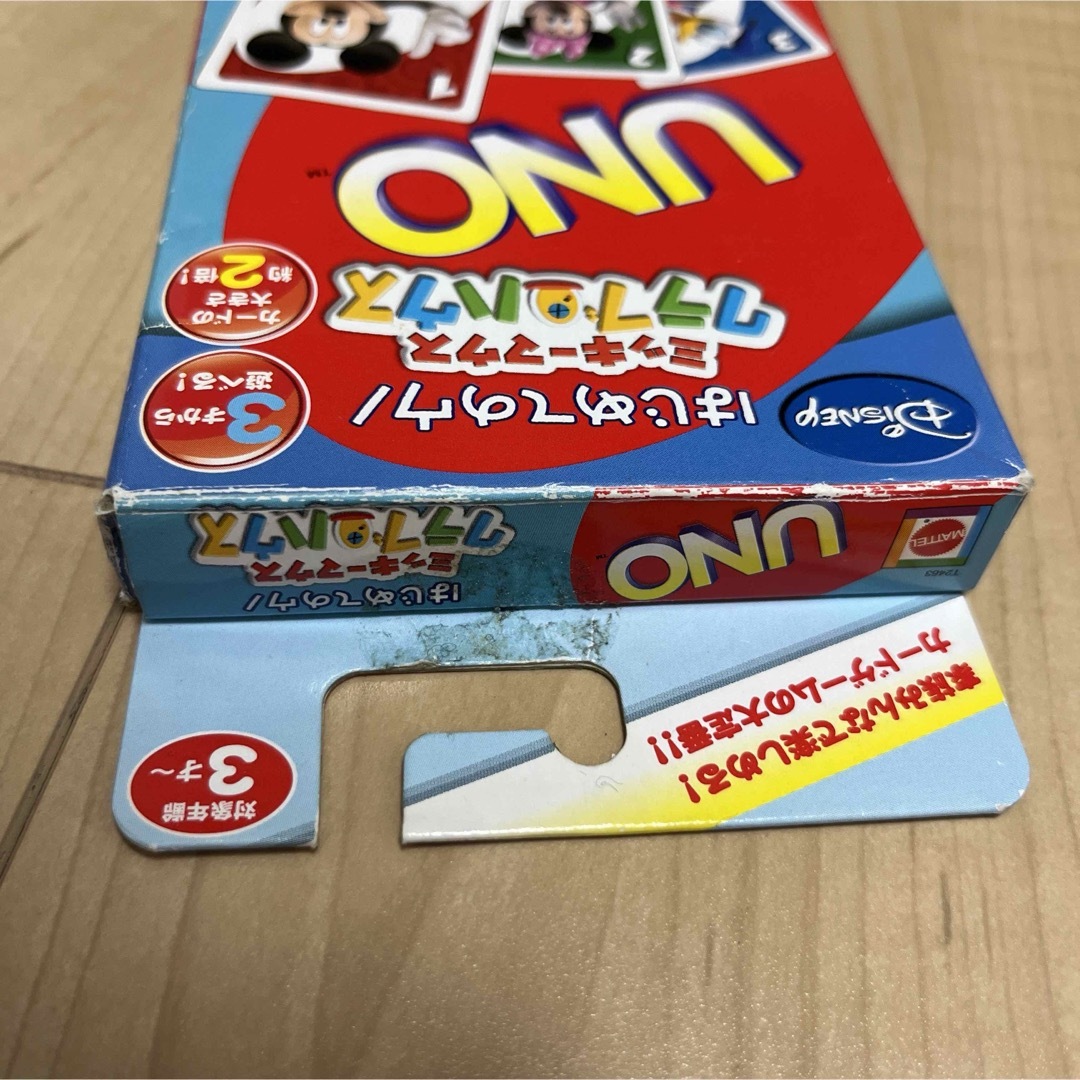 MATTEL(マテル)のディズニー UNO ウノ はじめてのウノ ミッキーマウスクラブハウス エンタメ/ホビーのテーブルゲーム/ホビー(トランプ/UNO)の商品写真