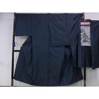 平和屋1■男性　本場大島紬　アンサンブル　100亀甲　逸品　fb55610(着物)