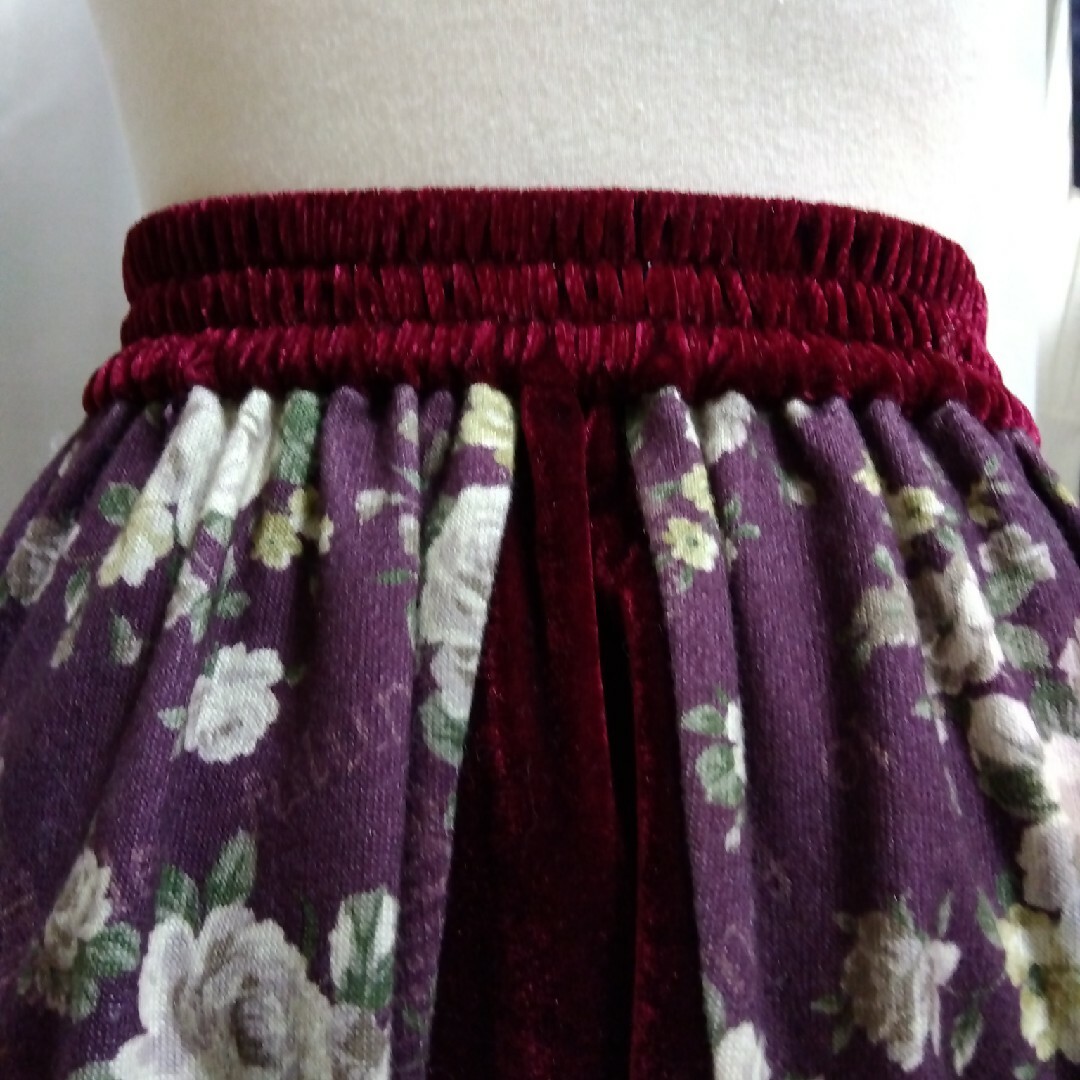 axes femme(アクシーズファム)のアクシーズファムベロアミニスカート レディースのスカート(ミニスカート)の商品写真