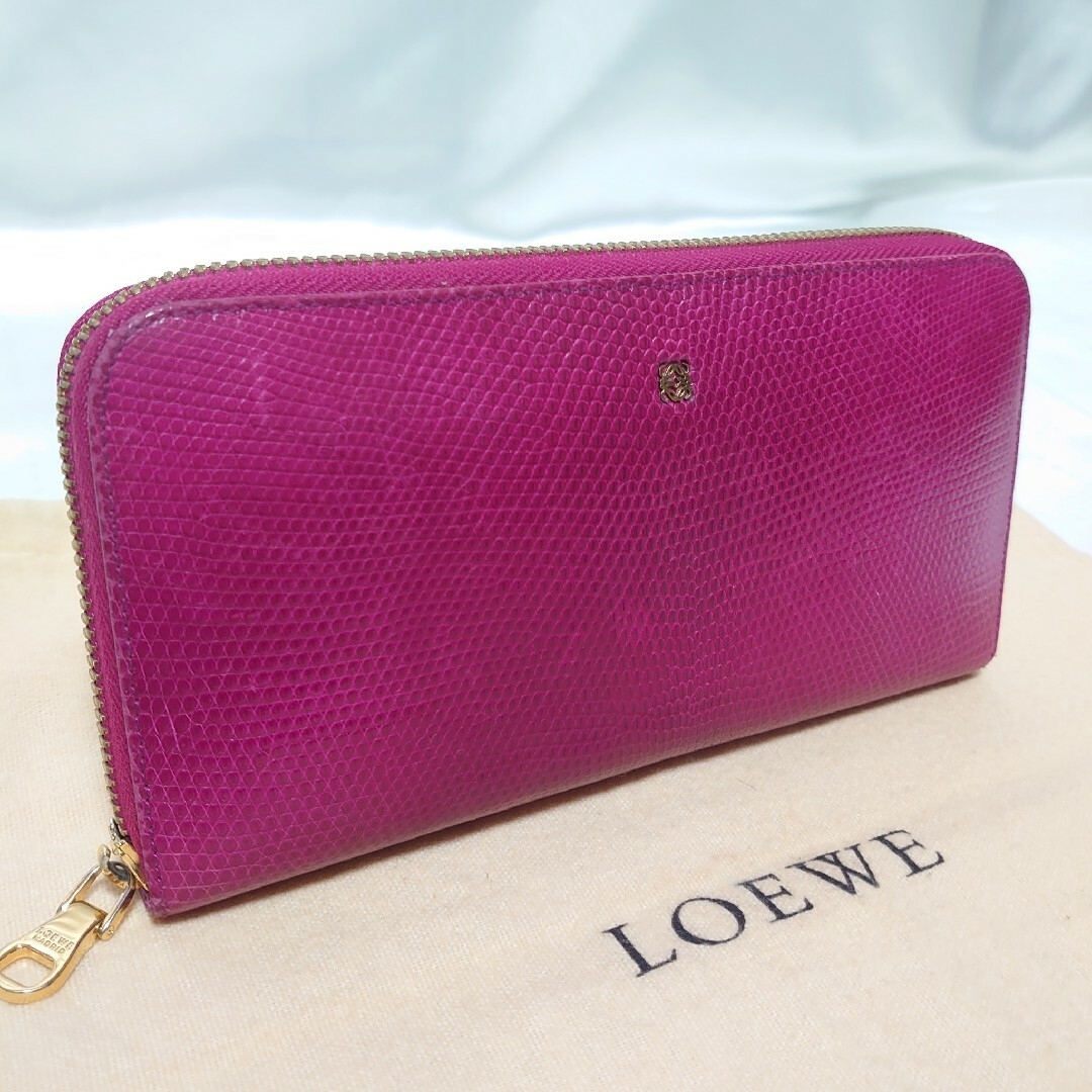 LOEWE リザード ラウンドジップ 長財布 ファッション小物 LOEWE リザード ラウンドジップ 長財布 ファッション小物