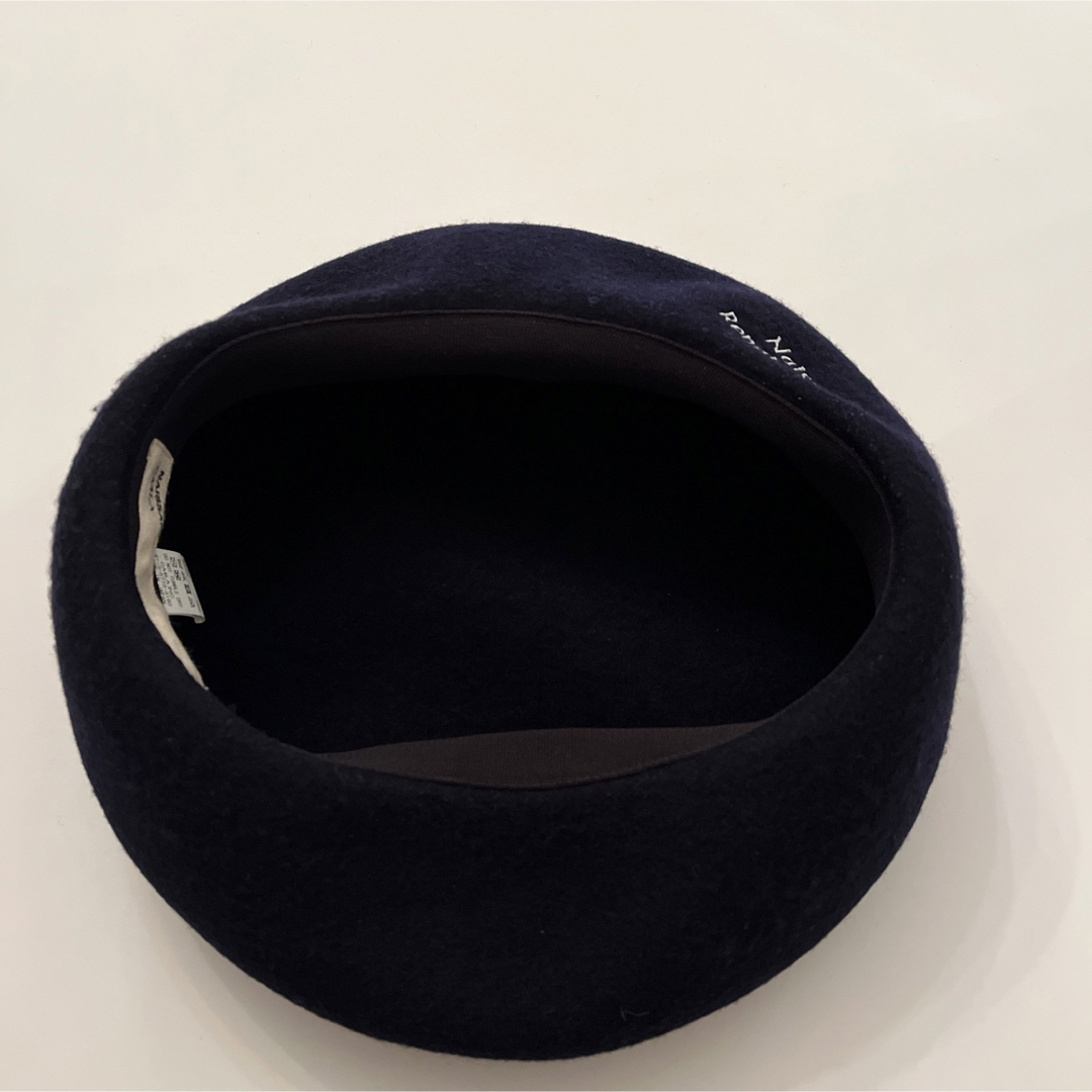 CA4LA(カシラ)のカシラ　NAISSANCE ベレー帽　ネイビー　ウール素材 メンズの帽子(ハンチング/ベレー帽)の商品写真