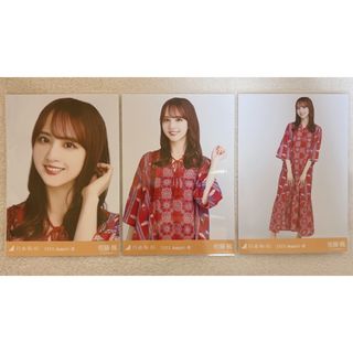 ノギザカフォーティーシックス(乃木坂46)の乃木坂46 佐藤楓 生写真 エスニック 3種コンプ(アイドルグッズ)