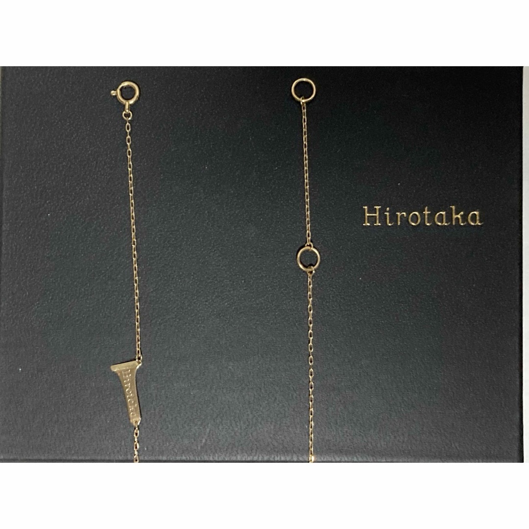 hirotaka ヒロタカ ロングバー ダイヤモンド ネックレス k10 YG hirotaka ヒロタカ ロングバー ダイヤモンド ネックレス k10 YG