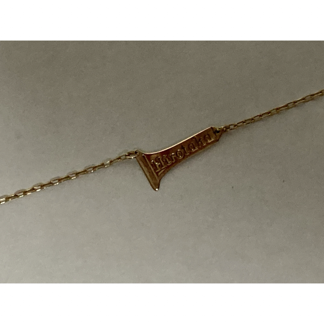 ESTNATION(エストネーション)のhirotaka ヒロタカ　ロングバー　ダイヤモンド　ネックレス　k10 YG レディースのアクセサリー(ネックレス)の商品写真