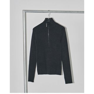 トゥデイフル(TODAYFUL)のtodayful トゥデイフル Halfzip Rib Knit(ニット/セーター)