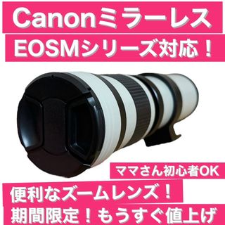 ママさん初心者OK！Canon EOSMシリーズ対応！ミラーレスカメラ用！袋付き