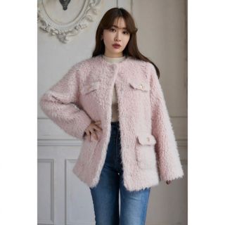 ハーリップトゥ(Her lip to)のHer lip to Royal Faux Fur Coat Sサイズ(毛皮/ファーコート)