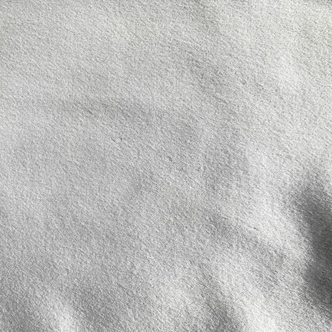 大判＊HAUNT ハウント　ダブルフェイスストール　ウール混 ライトグレー レディースのファッション小物(ストール/パシュミナ)の商品写真