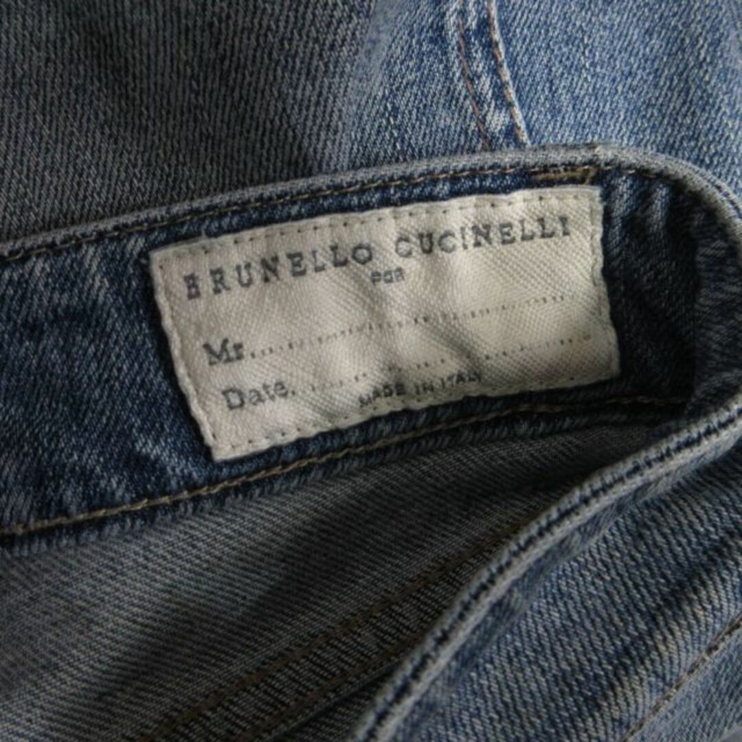 BRUNELLO CUCINELLI(ブルネロクチネリ)のブルネロクチネ TRADITIONAL FIT デニムパンツ ジーンズ 約S相当 メンズのパンツ(デニム/ジーンズ)の商品写真