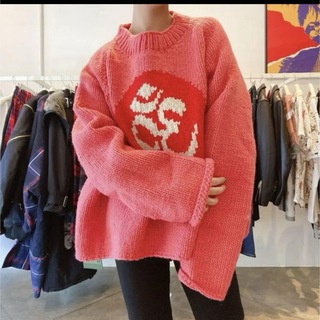 サカイ(sacai)のKIDILL OM Pullover Knit pink(ニット/セーター)