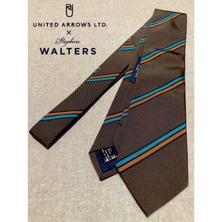 ユナイテッドアローズ(UNITED ARROWS)のUNITED ARROWS／Stephen Walters／ストライプ／カーキ(ネクタイ)