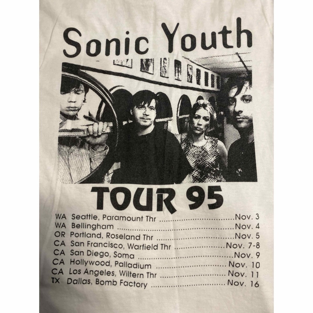 激レア90'S SONIC YOUTH Tシャツ ヴィンテージ ソニックユースの 激レア90'S SONIC YOUTH Tシャツ ヴィンテージ ソニックユースの