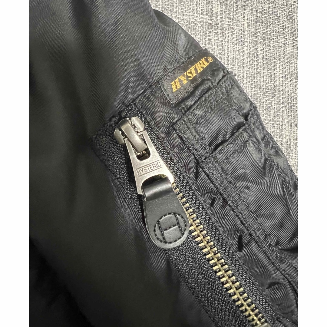 HYSTERIC MINI(ヒステリックミニ)のヒスミニ　ロゴファーフードジャンパー　ブラック　アウター120 キッズ/ベビー/マタニティのキッズ服女の子用(90cm~)(ジャケット/上着)の商品写真